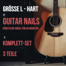 Set Nagel-Tips für Gitarre-Spieler Größe L - hart